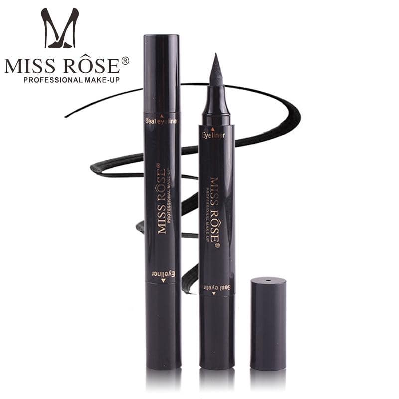 2018-New-Miss-Rose-Brand-Eyes-Liner-Liquid-Make-Up-Pencil-Waterproof-Black-Double-ended-Makeup-1